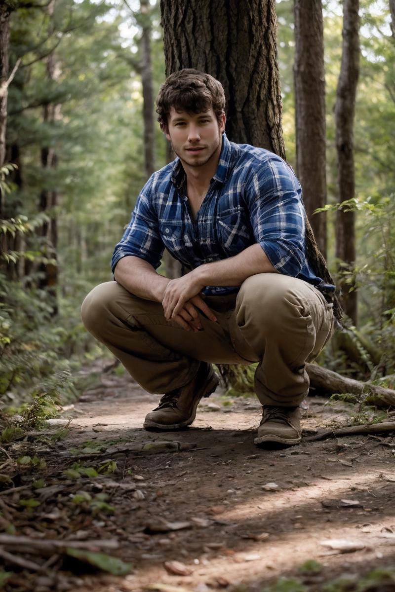 00004-2756399909-professional  photo of dustin_zito _lora_dustin_zito-07_0.75_ squatting wearing an (unbuttoned_0.5) shirt, blurred background, n.png